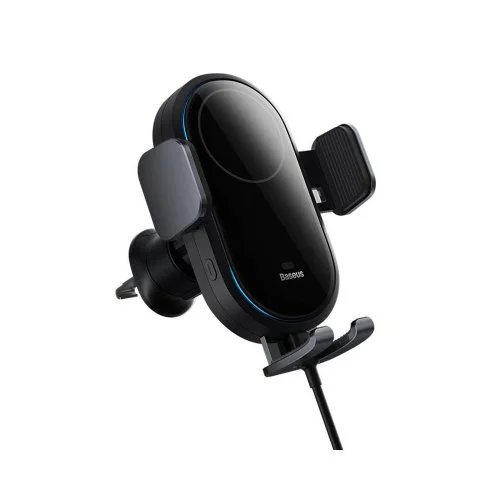 Купить Автомобильный держатель Baseus LightChaser 15W (C40355900121-00) Черный Автомобильный держатель Baseus LightChaser 15W (C40355900121-00) Черный