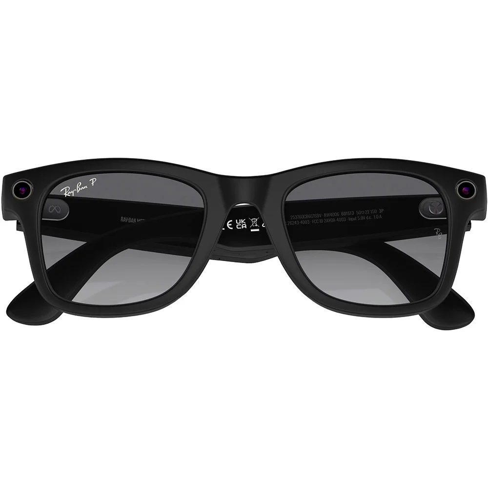 Купить Умные очки Meta Ray-Ban (RW4006) Matte Black/Polar Gradient Graphite M Умные очки Meta Ray-Ban (RW4006) Matte Black/Polar Gradient Graphite M