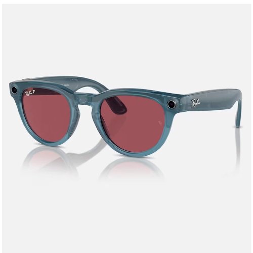 Умные очки Meta Ray-Ban (RW4009) Shiny Jeans/Polar Dusty Red M