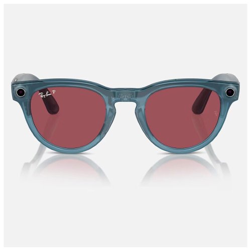 Умные очки Meta Ray-Ban (RW4009) Shiny Jeans/Polar Dusty Red M