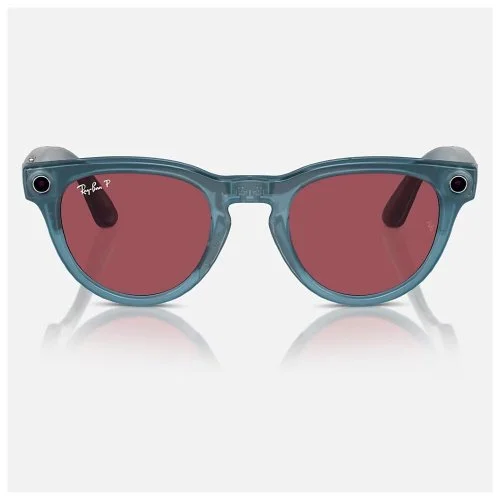 Умные очки Meta Ray-Ban (RW4009) Shiny Jeans/Polar Dusty Red M
