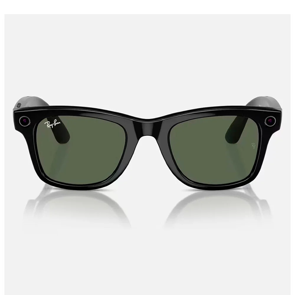 Умные очки Meta Ray-Ban (RW4009F) Shiny Black/G15 Green M