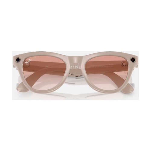 Умные очки Meta Ray-Ban (RW4010) Shiny Chalky Gray/Gradient Cinnamon Pink L