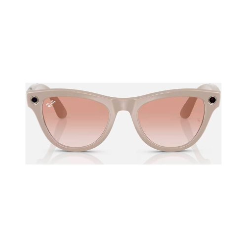 Умные очки Meta Ray-Ban (RW4010) Shiny Chalky Gray/Gradient Cinnamon Pink L