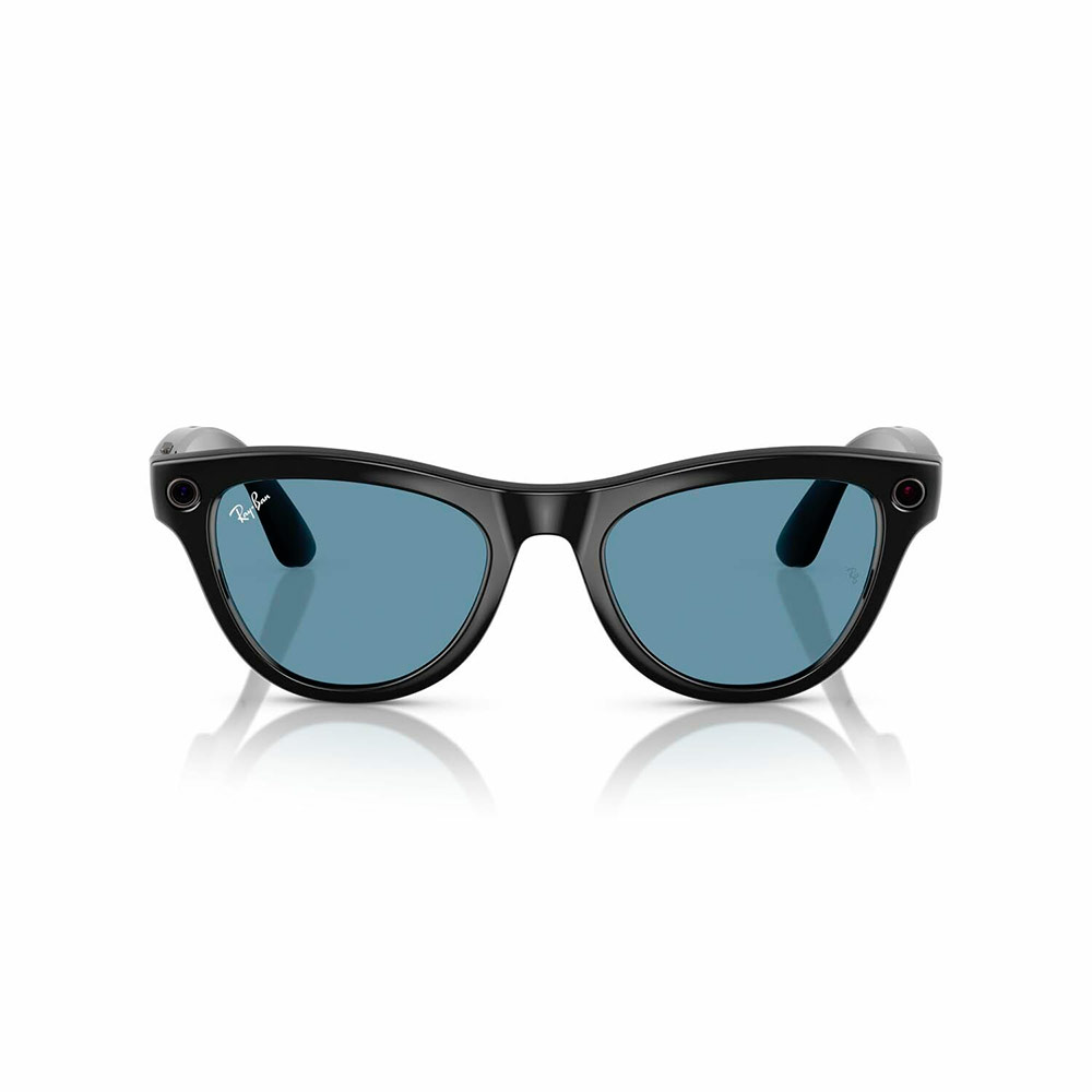 Умные очки Meta Ray-Ban (RW4010) Shiny Black/Transitions Cerulean Blue L