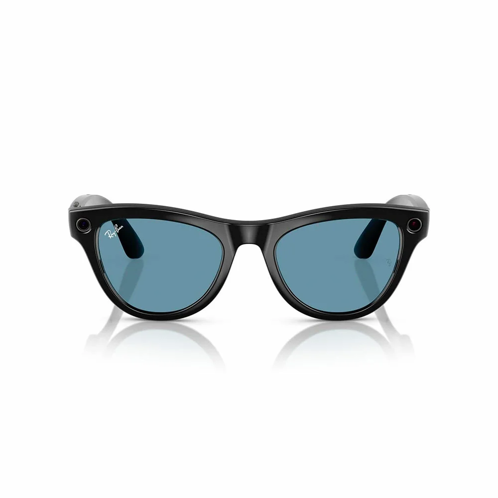 Умные очки Meta Ray-Ban (RW4010) Shiny Black/Transitions Cerulean Blue L