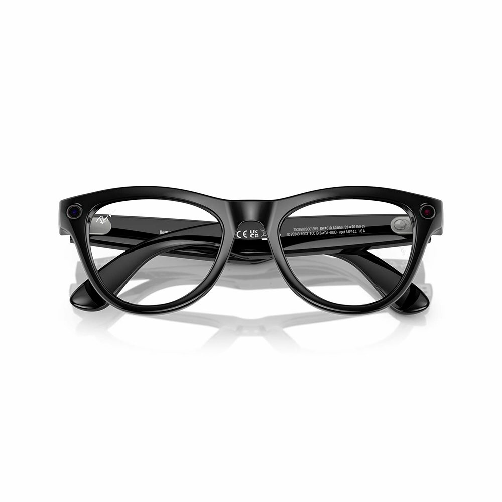 Умные очки Meta Ray-Ban (RW4010) Shiny Black/Transitions Cerulean Blue L
