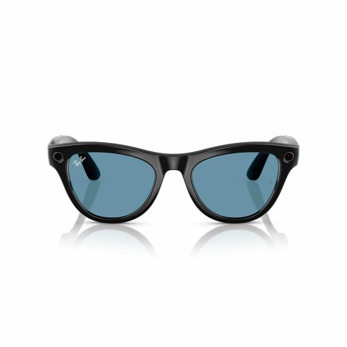 Умные очки Meta Ray-Ban (RW4010) Shiny Black/Transitions Cerulean Blue L