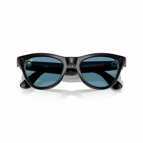 Умные очки Meta Ray-Ban (RW4010) Shiny Black/Transitions Cerulean Blue L