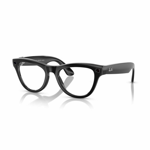 Умные очки Meta Ray-Ban (RW4010) Shiny Black/Transitions Cerulean Blue L