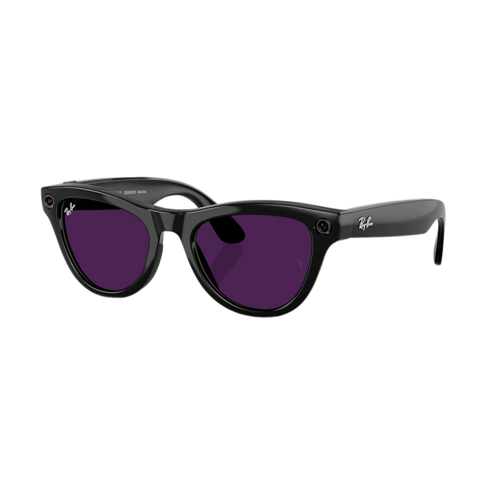 Умные очки Meta Ray-Ban (RW4010) Shiny Black/Transitions Amethyst L
