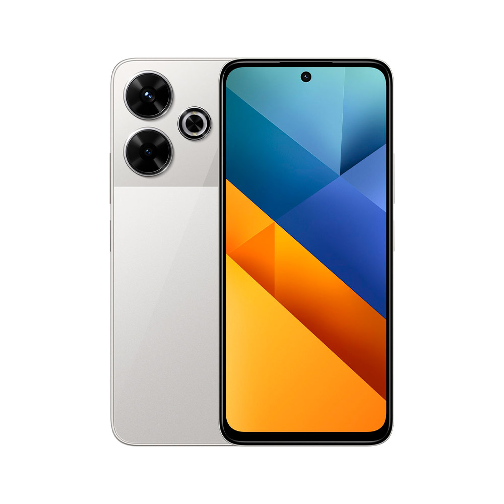 Смартфон Xiaomi Poco M6 6/128Gb Silver (Серебро) EU