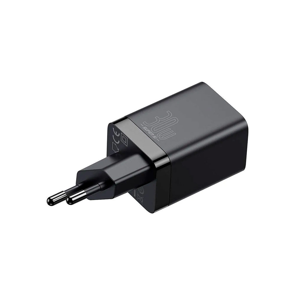 Сетевая зарядка Baseus Super Si Pro Quick Charger C+U 30W (PD, QC) (CCSUPP-E01) Черный