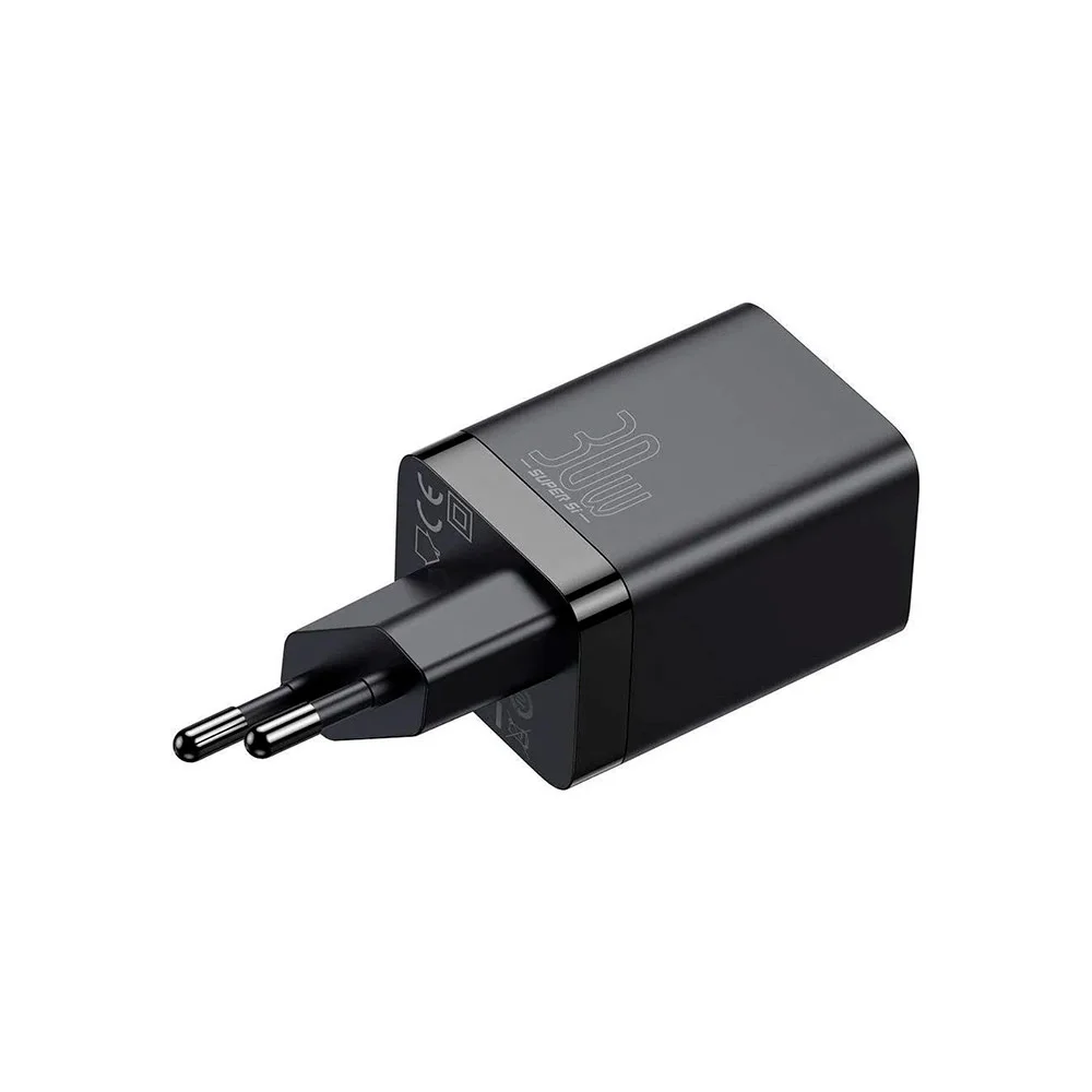 Купить Сетевая зарядка Baseus Super Si Pro Quick Charger C+U 30W (PD, QC) (CCSUPP-E01) Черный Сетевая зарядка Baseus Super Si Pro Quick Charger C+U 30W (PD, QC) (CCSUPP-E01) Черный