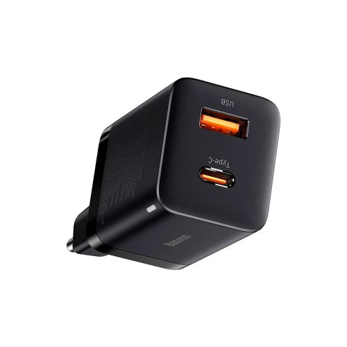 Сетевая зарядка Baseus Super Si Pro Quick Charger C+U 30W (PD, QC) (CCSUPP-E01) Черный