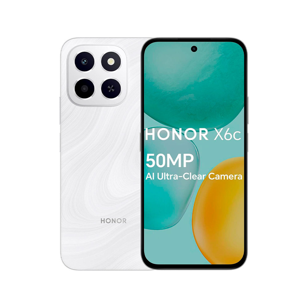 Смартфон Honor X6c 6/128Gb Moonlight White (Белый) RU