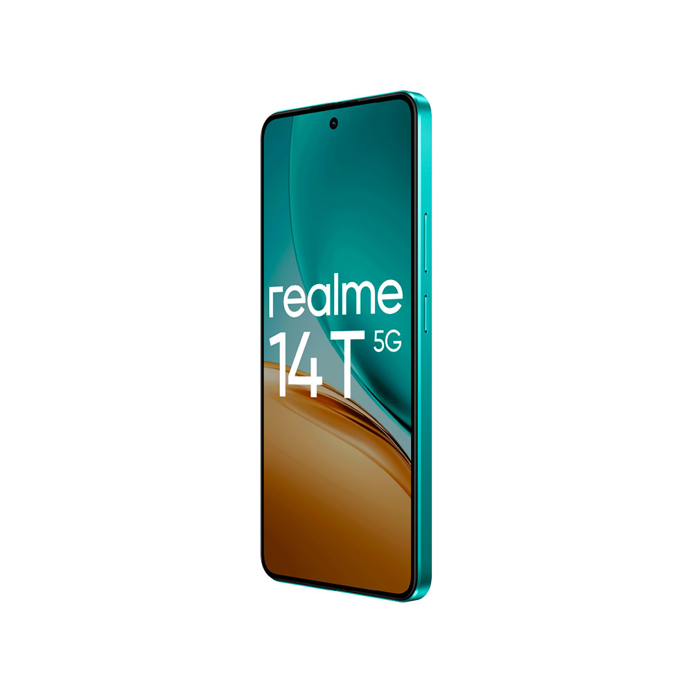 Смартфон Realme 14T 5G 12/256Gb Surf Green (Зеленый) RU